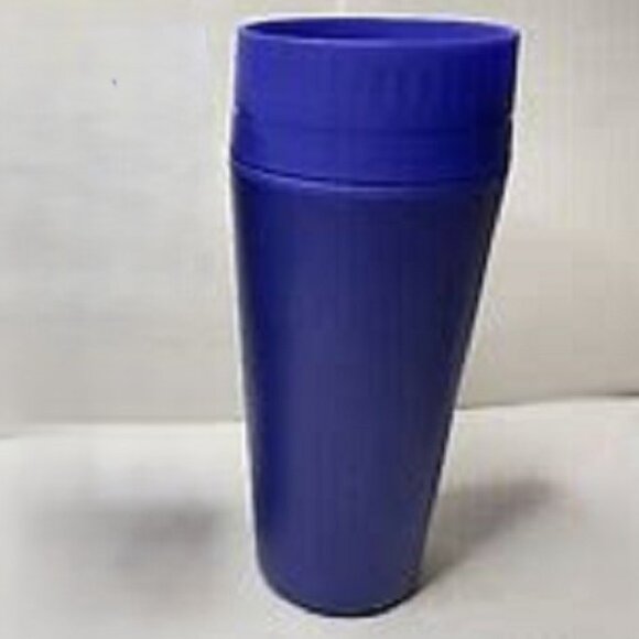 Tupperware 360° Commuter Mug Twist 'N Sip Travel Leakproof Cup 16 oz. Tokyo Blue - Picture 11 of 16